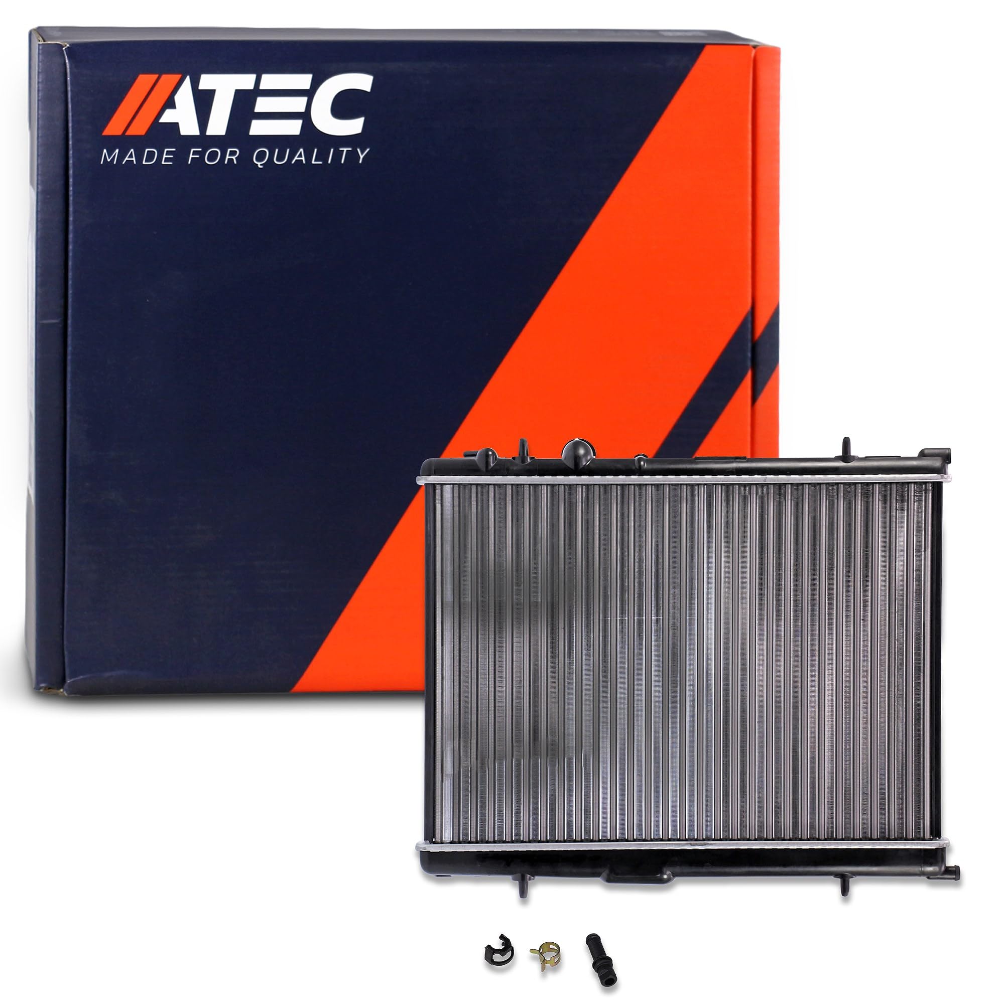 ATEC Germany 1x Radiatore acqua motore compatibile con PEUGEOT 206 CC (2D),