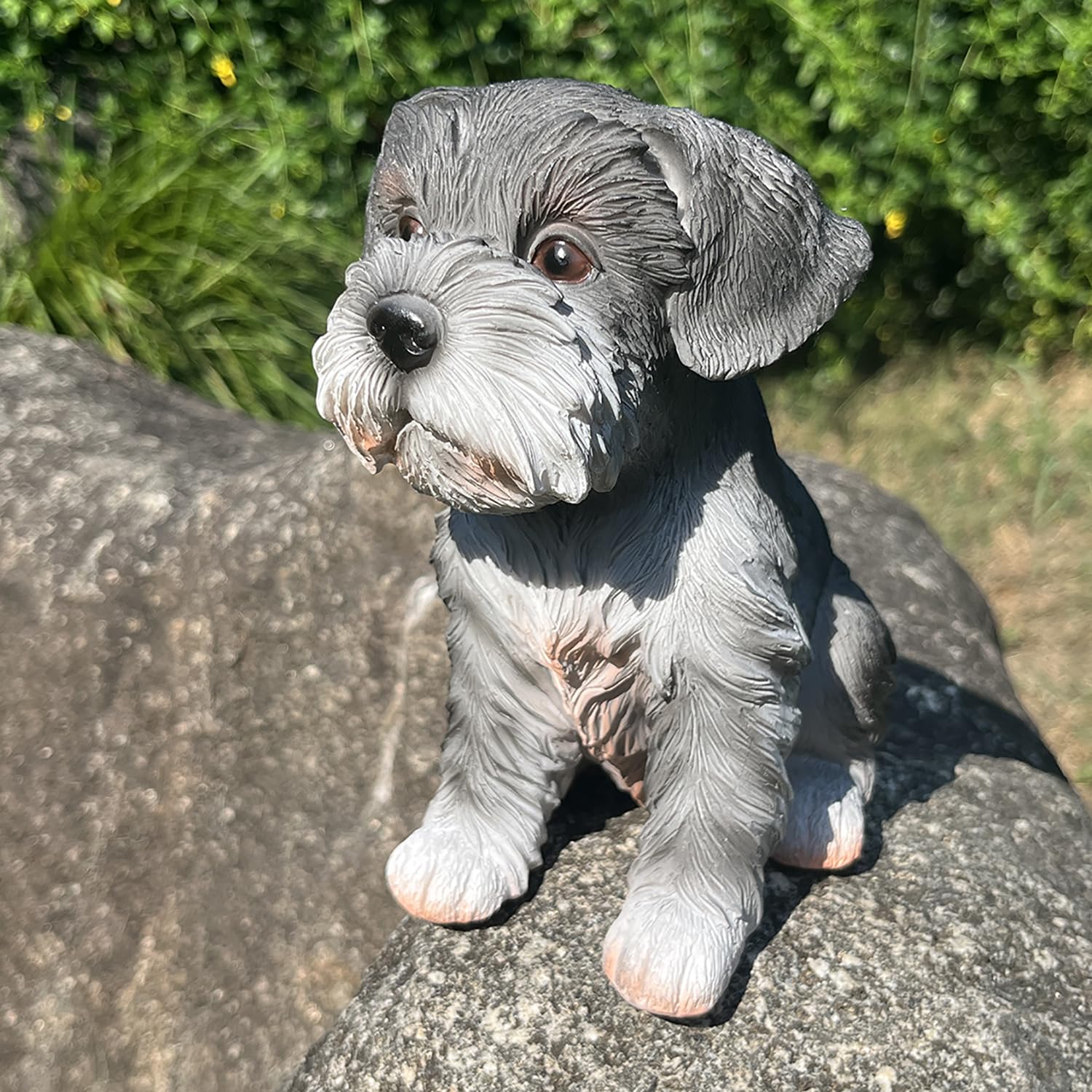 Amazon.co.jp: RemeeHi 犬の置物 シュナウザーの置物 置物 置き物