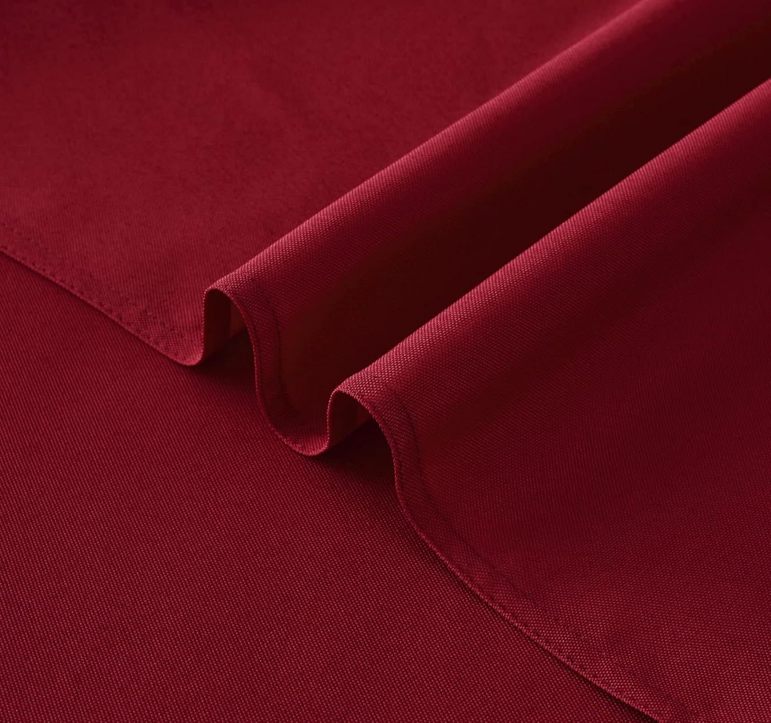 One-Day Sale: Up to 70% Off Rectangle Tablecloth - 60x84 inch Waterproof and Wrinkle Resistant Washable Table Cloths Polyester Fabric Table Cover for Kitchen, Dining, Parties, Outdoor and Indoor Use - Red