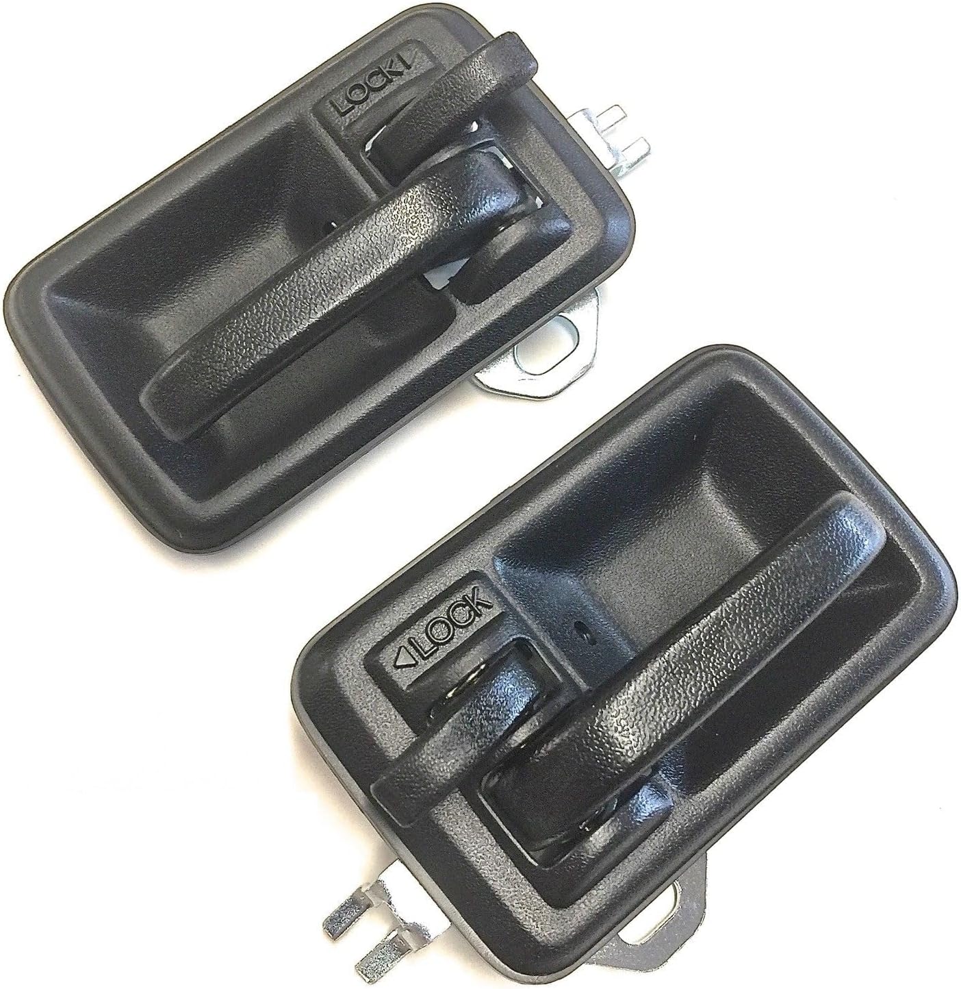 Door Handles/BEZELS/Passenger/Driver Sides (Black) - Samurai '85-'93