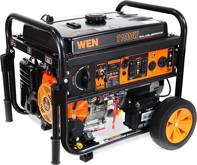 Generador portátil WEN DF1100X 11000W con arranque eléctrico miniatura 8