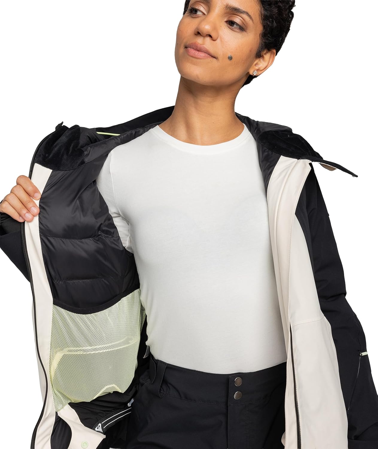 Roxy Women's Wild Twist Snowboard Jacket – 15k Waterproof, Insulated Ski Jacket, Hydrosmart Technology - Image 9