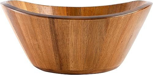 Miniatura 3 de Gibson Home Sherwood - Juego de ensaladeras de madera de acacia de 3 piezas, 32 cuartos de galón