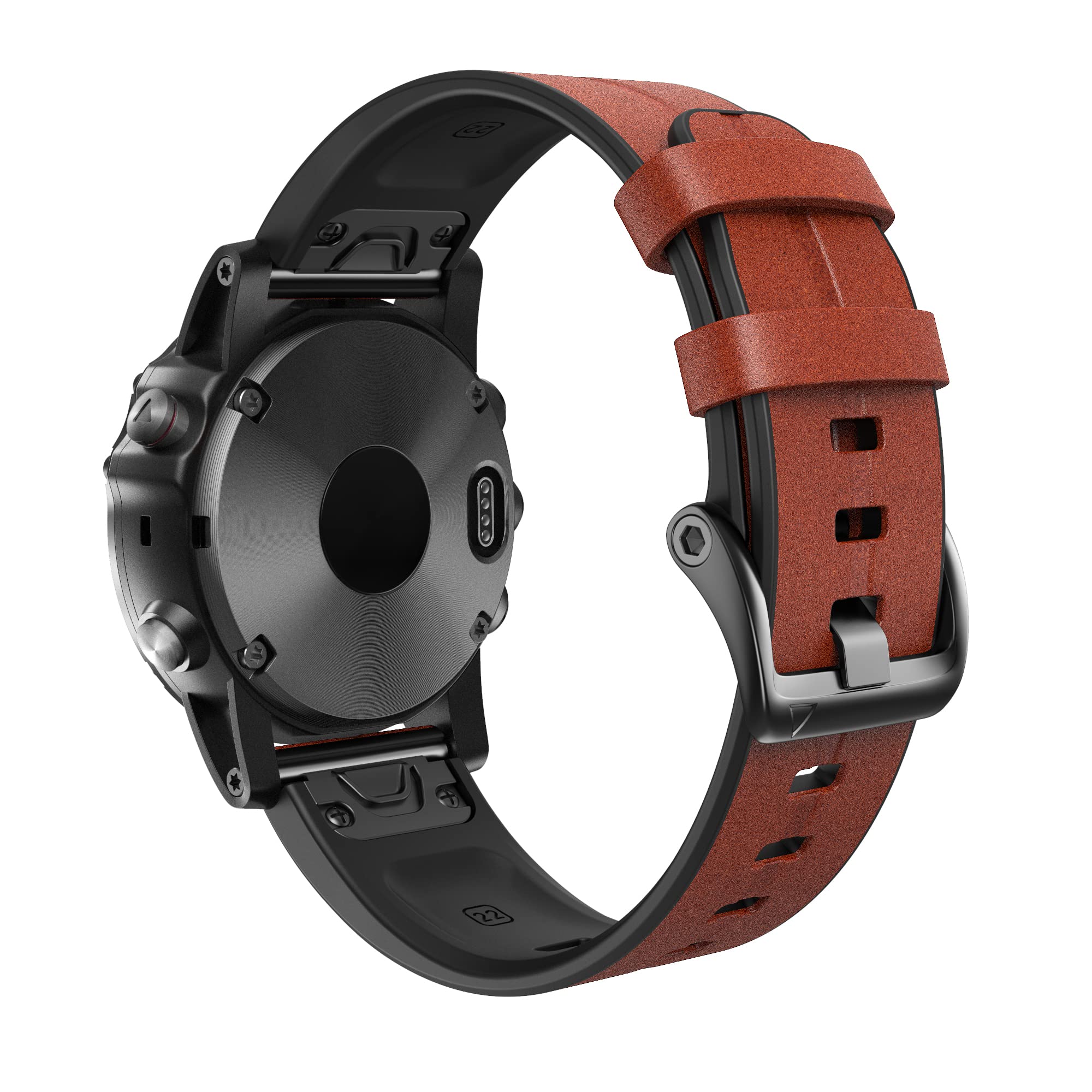 Cinturino / Cinghia In Silicone Per Orologi Fenix 7X 6 6X PRO 5 5X Da Mm 26 Orologio