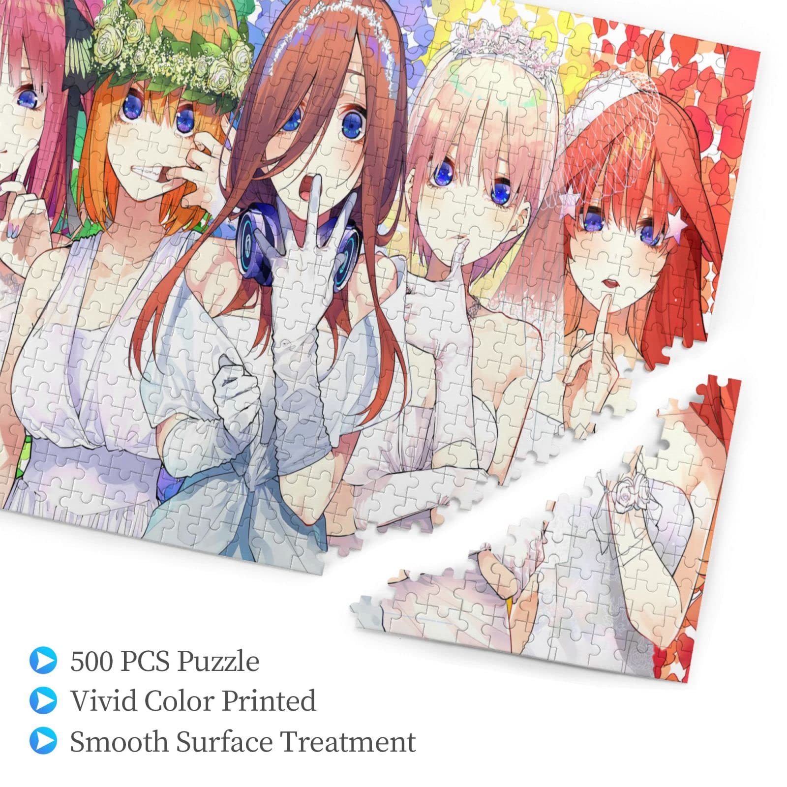 Amazon.co.jp: 五等分の花嫁 アニメ ジグソーパズル 500 ピース 大人用