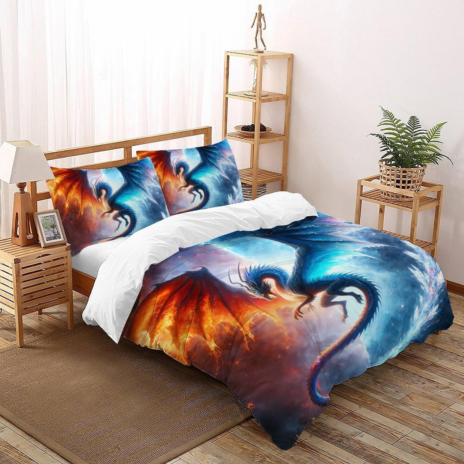 Housse de couette ensemble 3D enfants pour créer une chambre magique et douillette