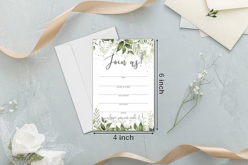 Miniatura 2 de Joinus-007 - Tarjetas de invitación para todas las ocasiones, bodas, compromisos, recepciones, jubilaciones, despedidas de soltera o baby shower y