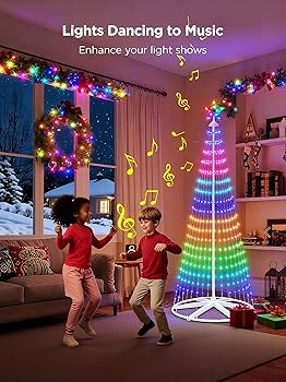 Hoofun Smart LED Christmas Cone Tree
