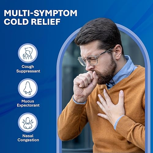 Miniatura 6 de MAJOR Robafen CF Multi-Symptom Peak - Jarabe para la tos fría para la congestión y el alivio de la mucosidad, sin alcohol, sin somnolencia, 4 onzas