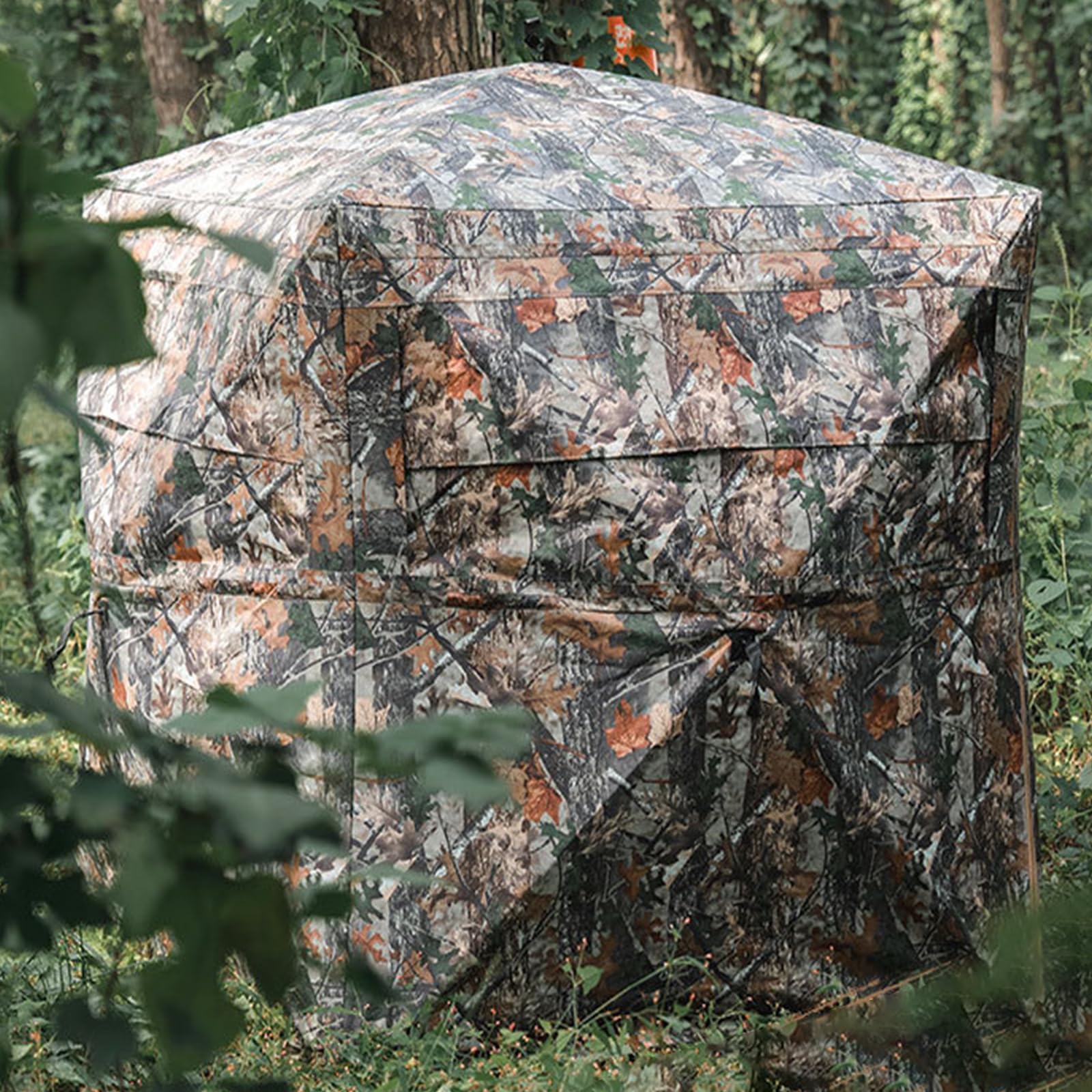 Tenda da Caccia Pop-up, Visione a 270° Attraverso La Tenda Mimetica da Terra - Attrezzatura per Tende da Cervo per Fotografia, Tiro a Segno, Birdwatching