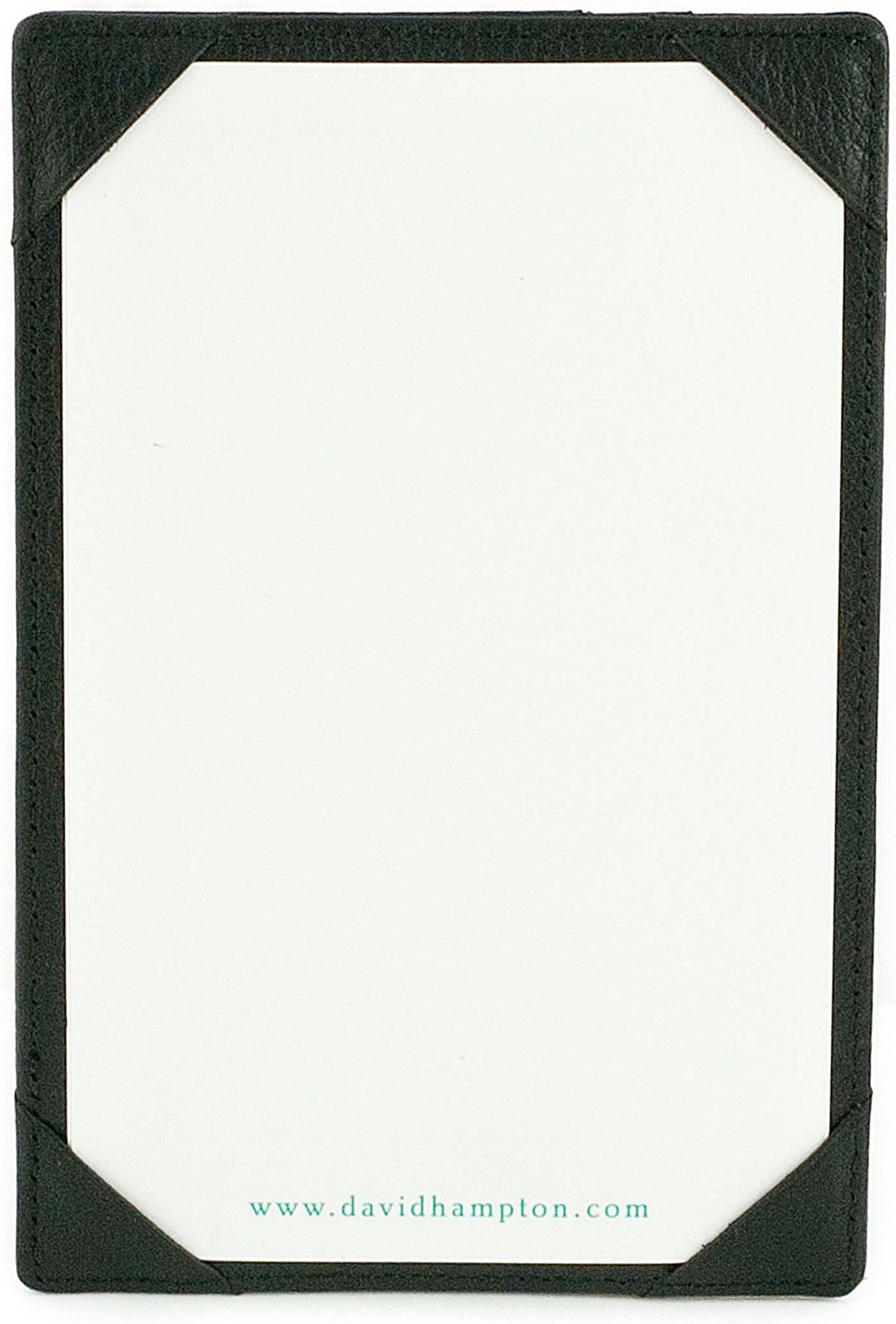 David Hampton Black Leather Jotter