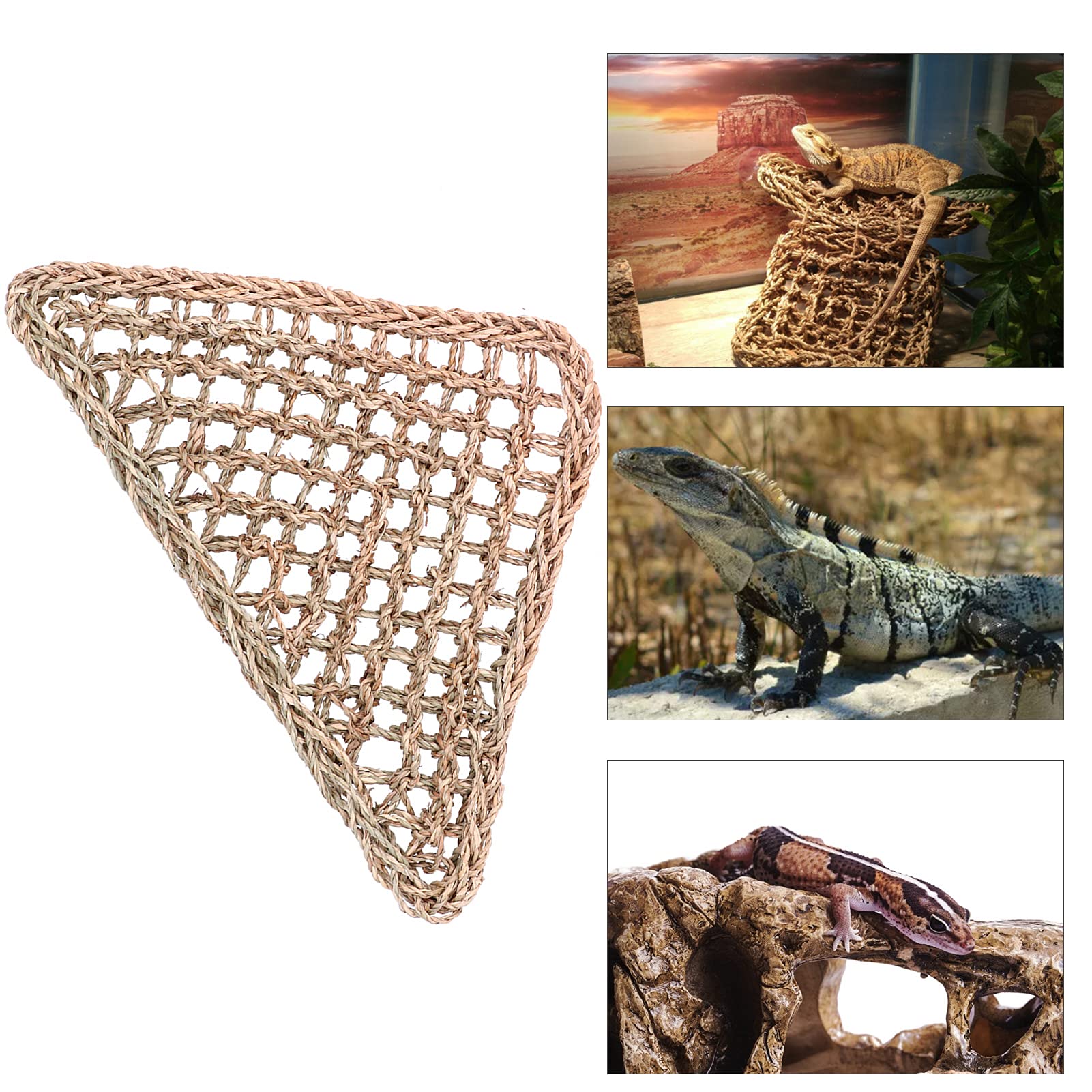Alvinlite Hamac De Dragon Barbu Reptile Lézard Triangle 32 X 32 X 42CM