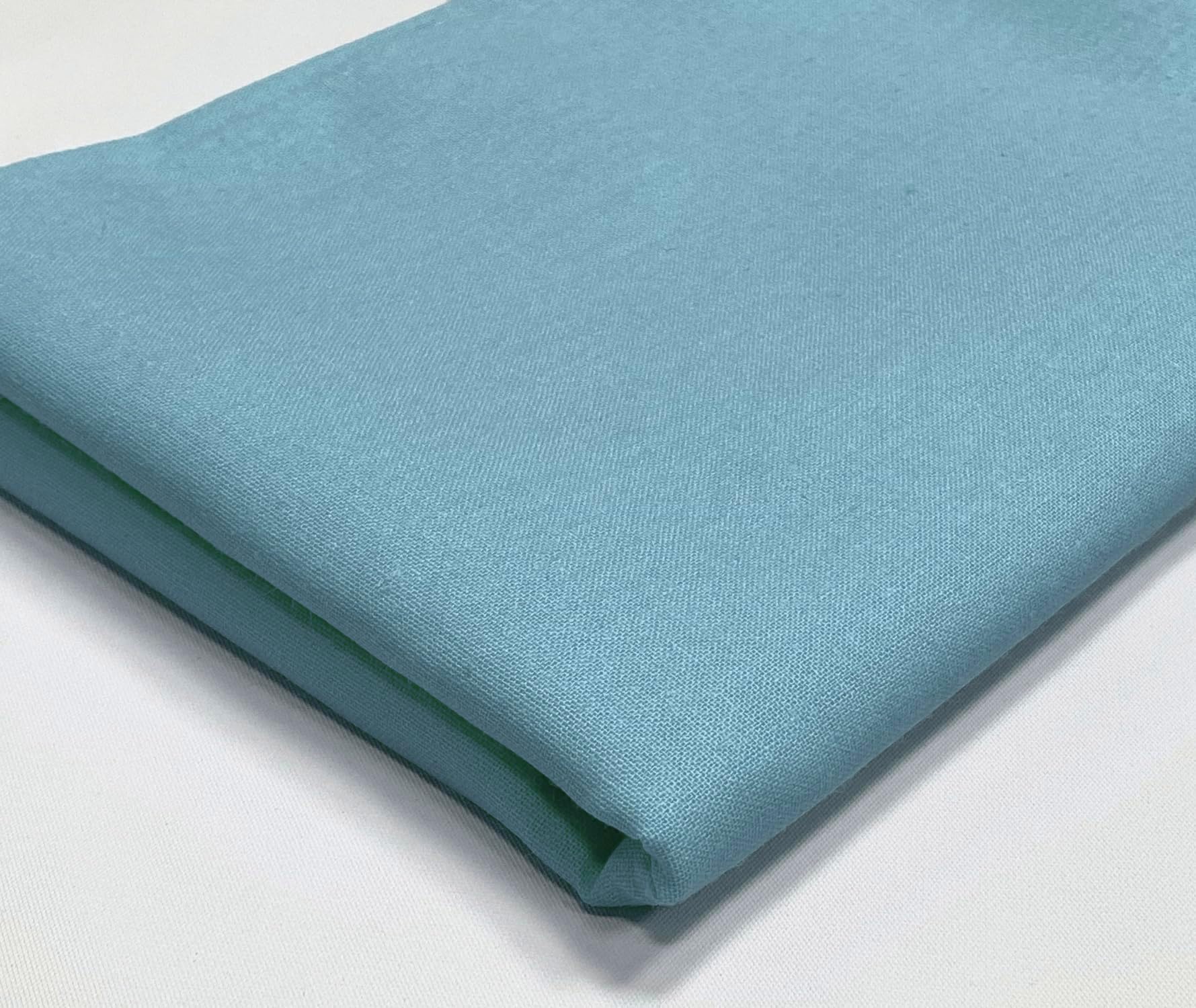 A-Express Plain Cotton Fabric - 60 Inches 150cm Extra Wide Per Metre - 150 GSM Viscose Material - for Clothing, Quilting, Curtain Lining, Sheeting, Costume, Dress, Bedding - Sky Blue 2 Meters