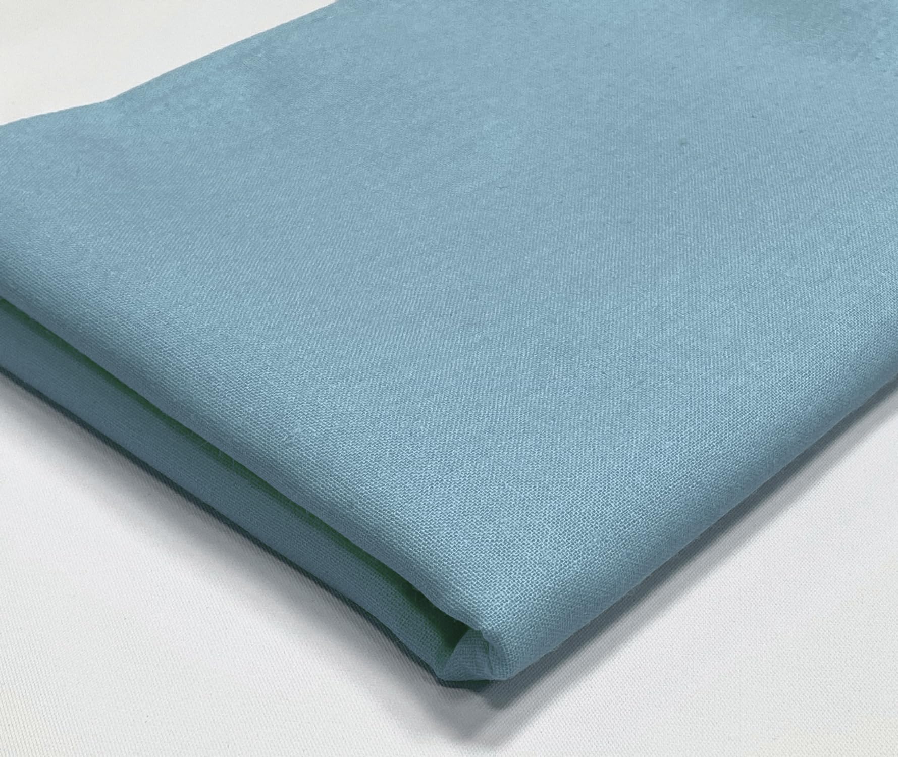 A-ExpressPlain Cotton Fabric - 60 Inches 150cm Extra Wide Per Metre - 150 GSM Viscose Material - for Clothing, Quilting, Curtain Lining, Sheeting, Costume, Dress, Bedding - Sky Blue 2 Meters