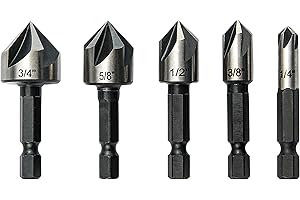 5pcs Countersink Drill Bit Set: An Unbeatable Solution for Precision Countersinking