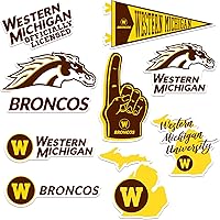 Vista 85 de Universidad de Florida Central - Paquete variado de 9 calcomanías de vinilo grandes de lujo - Laptop, botella de agua, álbumes de recortes, tableta