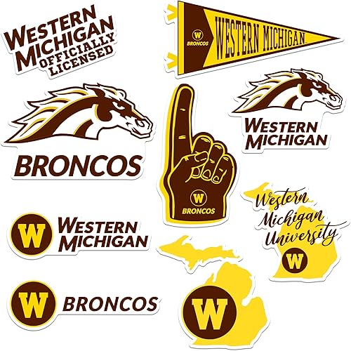 Miniatura 85 de Universidad de Florida Central - Paquete variado de 9 calcomanías de vinilo grandes de lujo - Laptop, botella de agua, álbumes de recortes, tableta