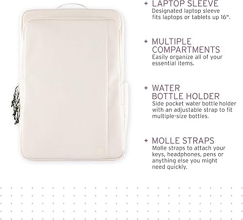 Miniatura 3 de URBAN ARMOR GEAR U by UAG Mouve - Mochila casual para laptop que se adapta a dispositivos de hasta 16 pulgadas, organizador ligero para