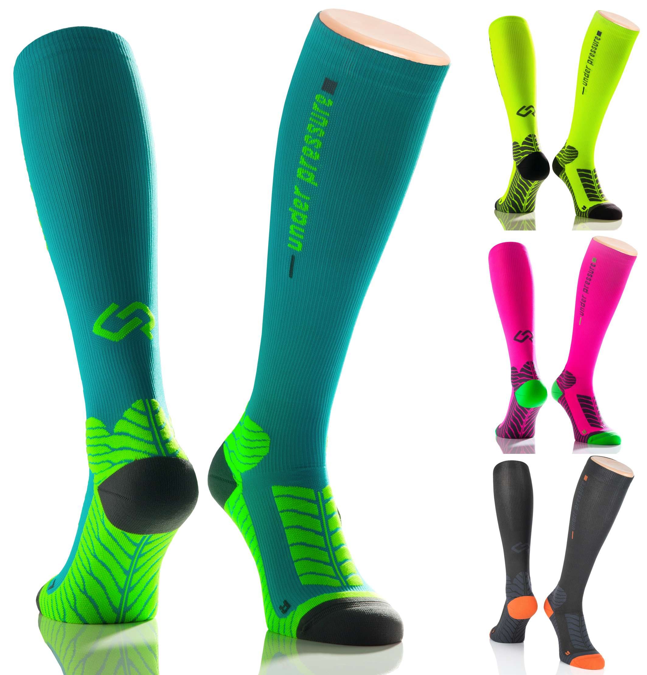 Bas de contention de sport under pressure ( compression-18-21mmHg) - Haute qualité, fabriqués en Allemagne