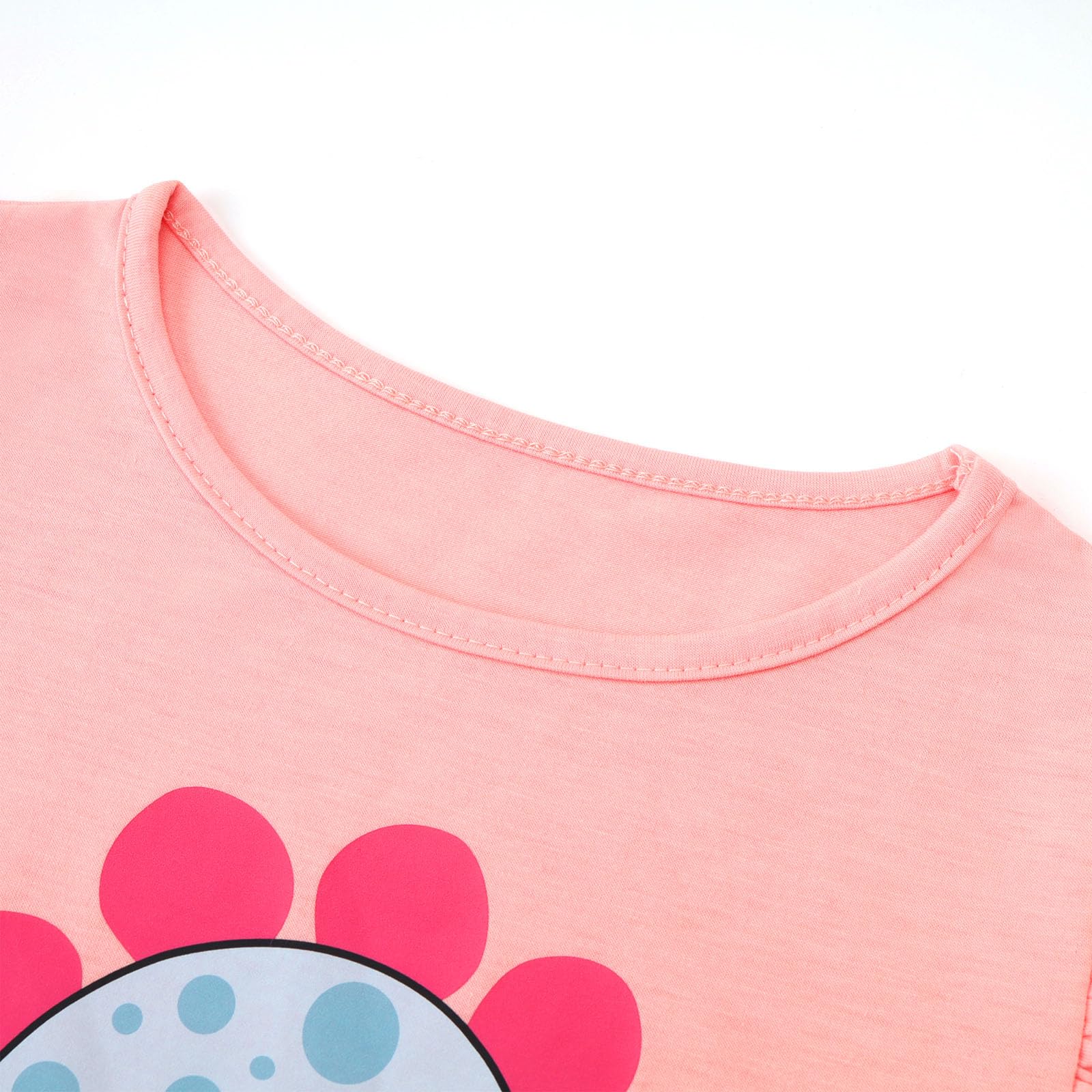 Kleider für Kleines Mädchen Kurzarm Kleid Cartoon-Stil Regenbogen Ozean Prinzessinnenkleid Dino Giraffe Osterhase Meerjungfrau Kinder Prinzessin Kostüm Tägliche Sommer Rock Ferienkleider
