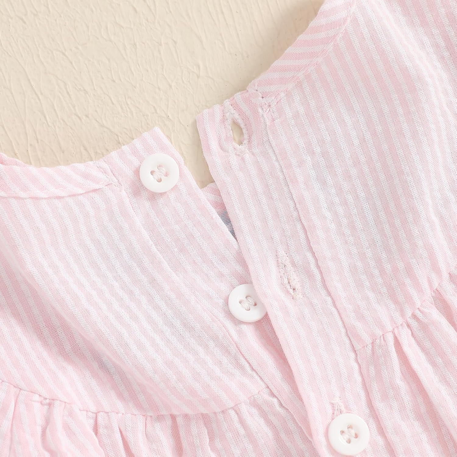 BULINGNA Baby Girl First Birthday Outfit Ice Cream Rainbow Embroidery Ruffle Plaid Romper One Year Old Onesie Fall Clothes - Image 7