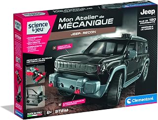 Clementoni - Jeep Recon to build from 8 years old - Military all-terrain car for kids - Construction set with off-road whe...