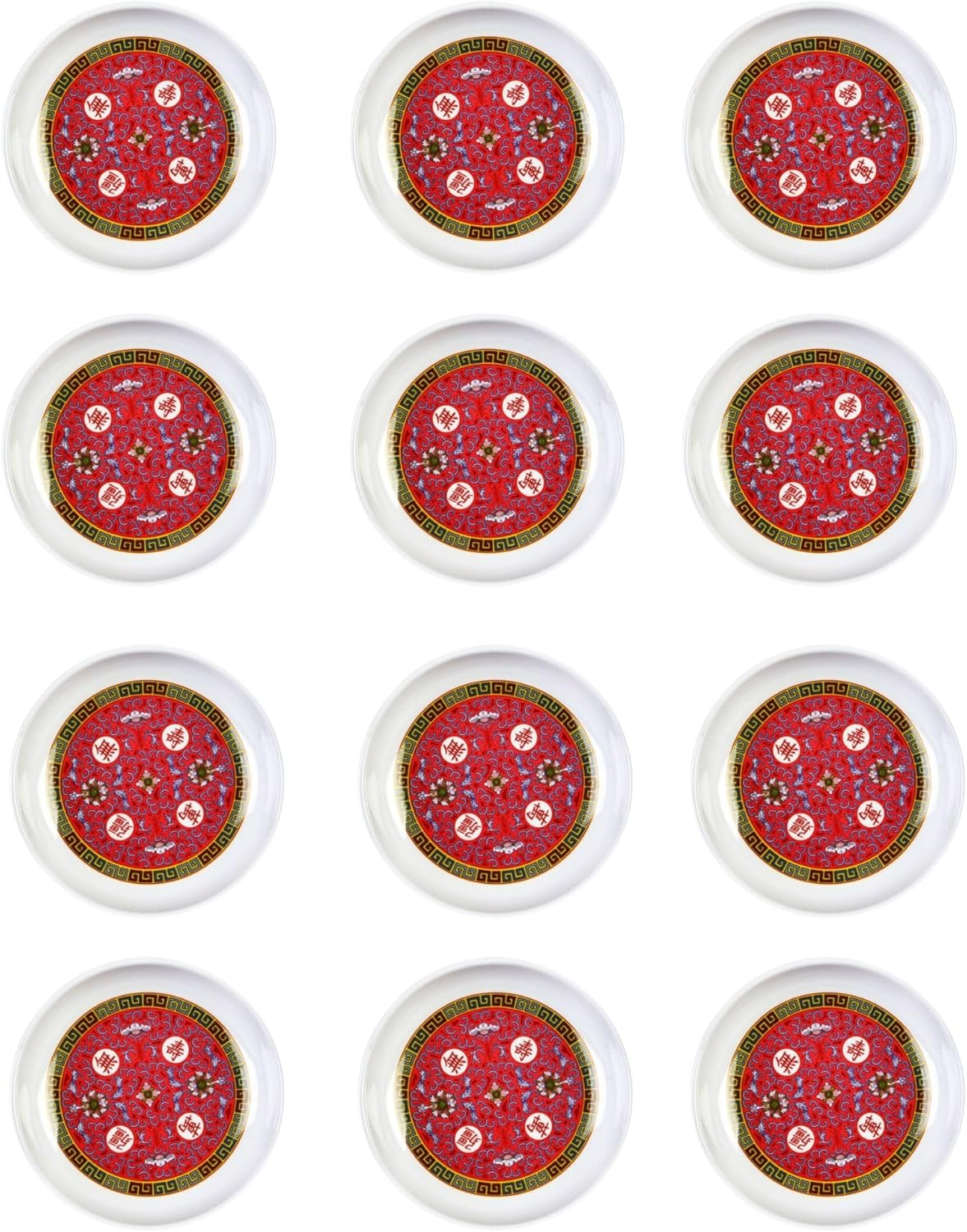 TrueCraftware- 3 oz Sauce Dish Longevity Dinnerware Melamine Set of 12 - Dishwasher Safe Condiments Small Dip Serving Bowl Sauce Dish Mini Bowl for Side Dish Ketchup Soy BBQ Sushi