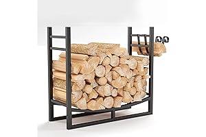 PHI VILLA 30 Inches Tall Fireplace Log Carriers