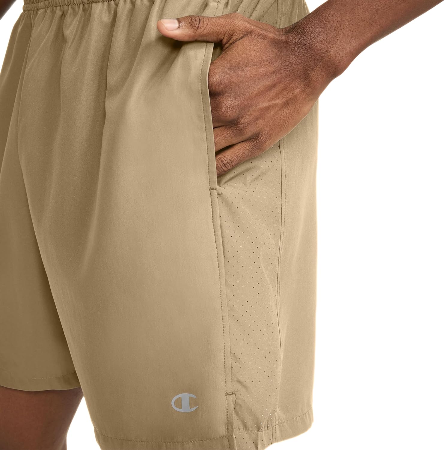 Champion Mens Shorts, Woven Workout Shorts, Moisture-Wicking Gym Shorts, Athletic Shorts, 7" - Image 3