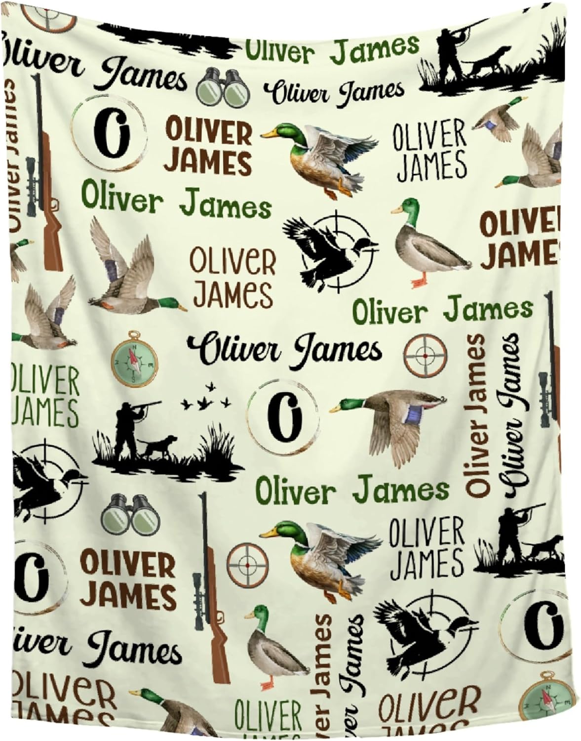 Deer Blanket Deer Hunting Decor Throw Blanket,Hunting Gifts for Men Blanket,Deer Hunting Gift for Men,Unique Gifts for Hunters Men, Hunter Gift,Hunting Gifts Blanket,60"x80"-Queen Size for Adults