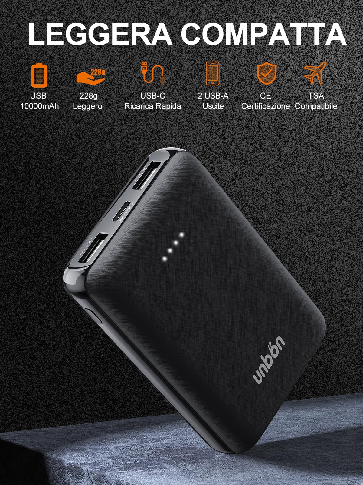 UNBON Gilet Riscaldato Uomo con Batteria USB 10000mAh, Giubbotto Riscaldato Uomo con 3 Temperatura 6 Zone di Calore, Gilet Riscaldante Pile Elettrico, Giacca Riscaldata per Moto Caccia, Blu, S
