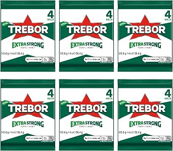 Trebor Extra Strong Peppermint Mints Pack of 6, 41g.