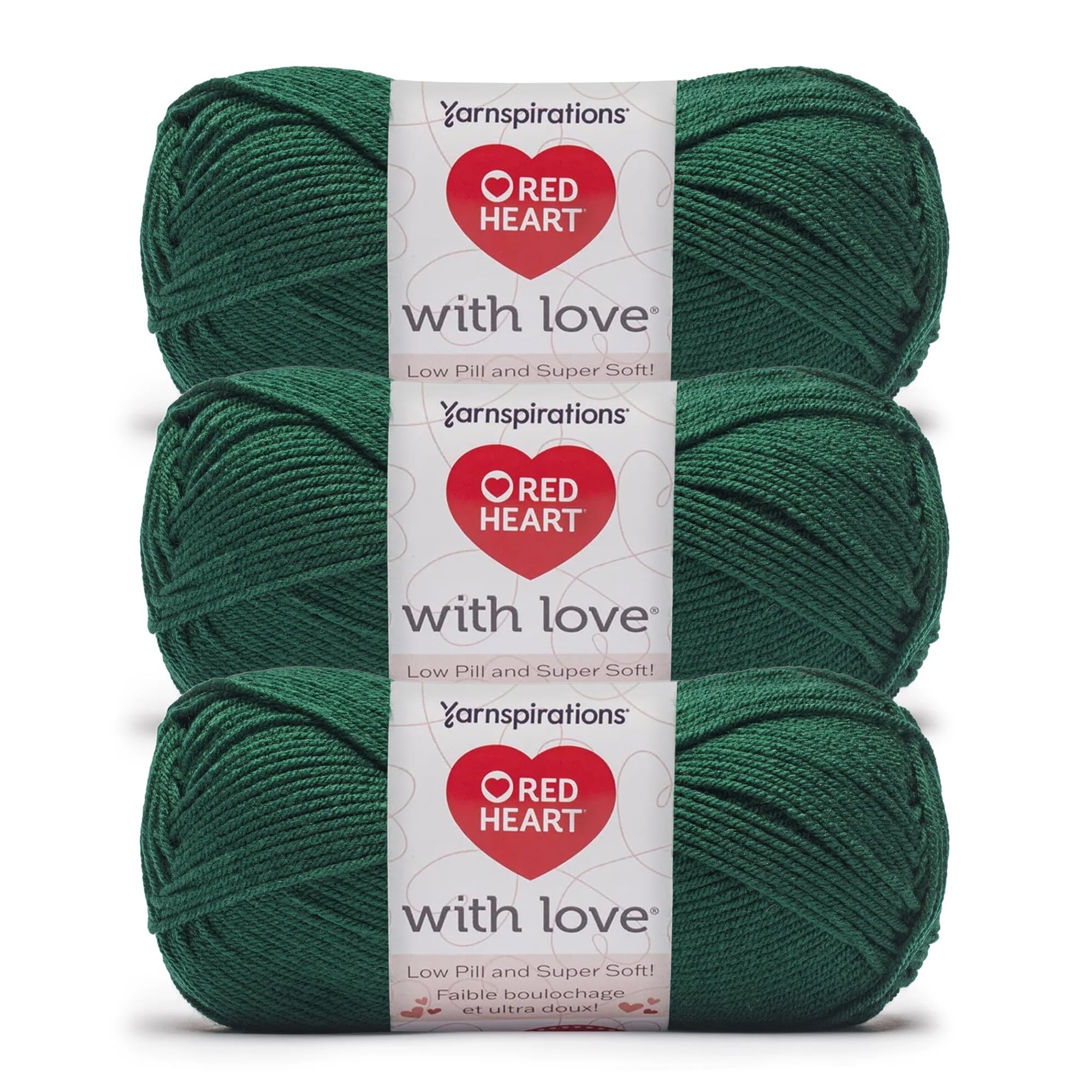 【激レア盤・針飛びなし】Roberta Sweed - Half A Love Amazon.com: Red Heart with Love Low Pill Forest Green Yarn - 3