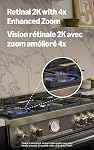 Ring Indoor Cam Plus, Plug-In (Newest Model) — Retinal 2K for crisp, true-to-life video quality, 4x Enhanced Zoom, Low-Light Sight, Black