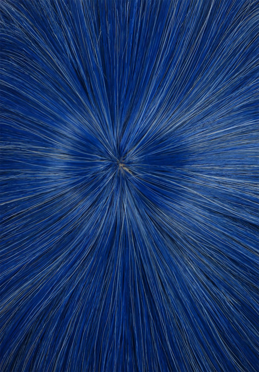 karlery Women Adult Long Straight Blue Wig with Bangs Halloween Cosplay Party Costume Wig - Image 9