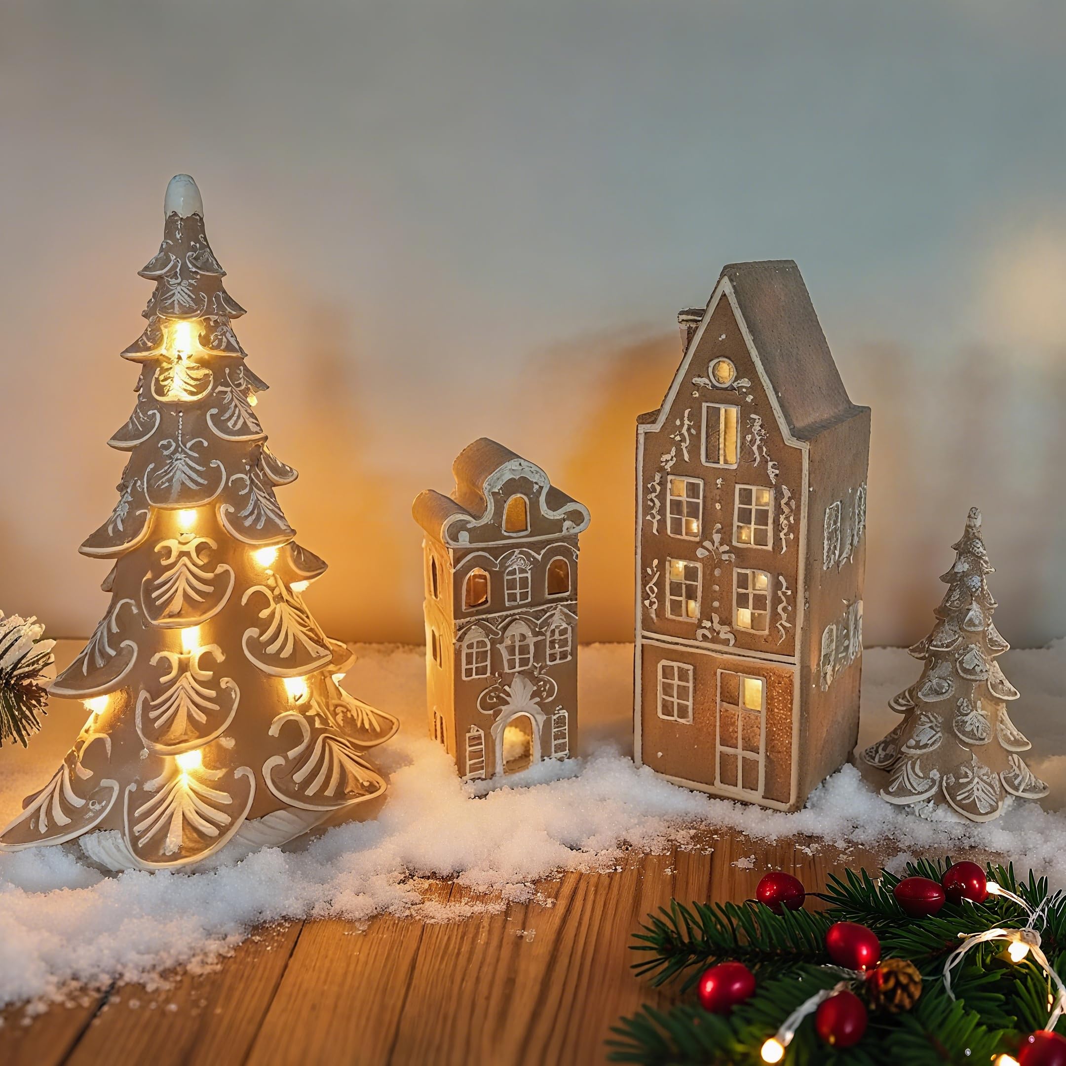 Amazon.co.jp: Cynkeyee ジンジャーブレッドハウス クリスマス