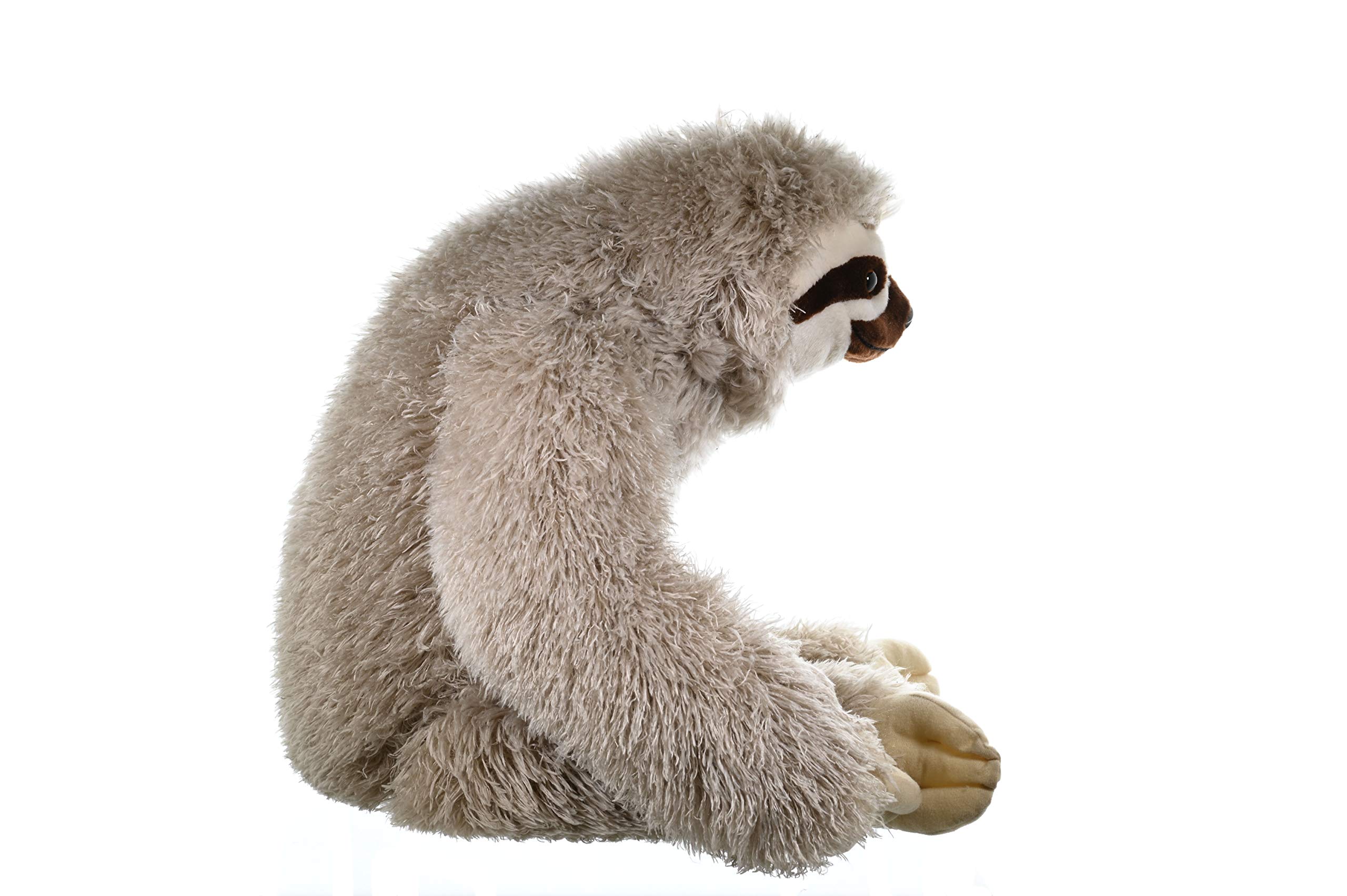 Wild Republic 15888 17379 Erezoso Con Tres Dedos Peluches Jumbo pluszowy leniwiec, duża przytulanka, pluszowa zabawka, Cuddlekins, 76 cm, 30"