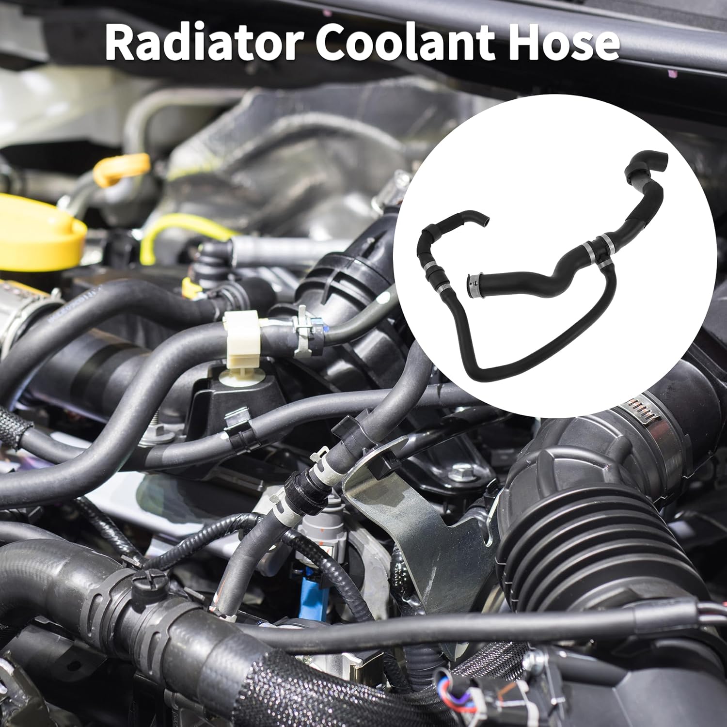 Upper Radiator Hose for Mercedes-Benz GL320 ML320 2007-2009, for Mercedes-Benz GL350 ML350 2010-2012 3.0L V6 No.A1645011082 Coolant Pipe
