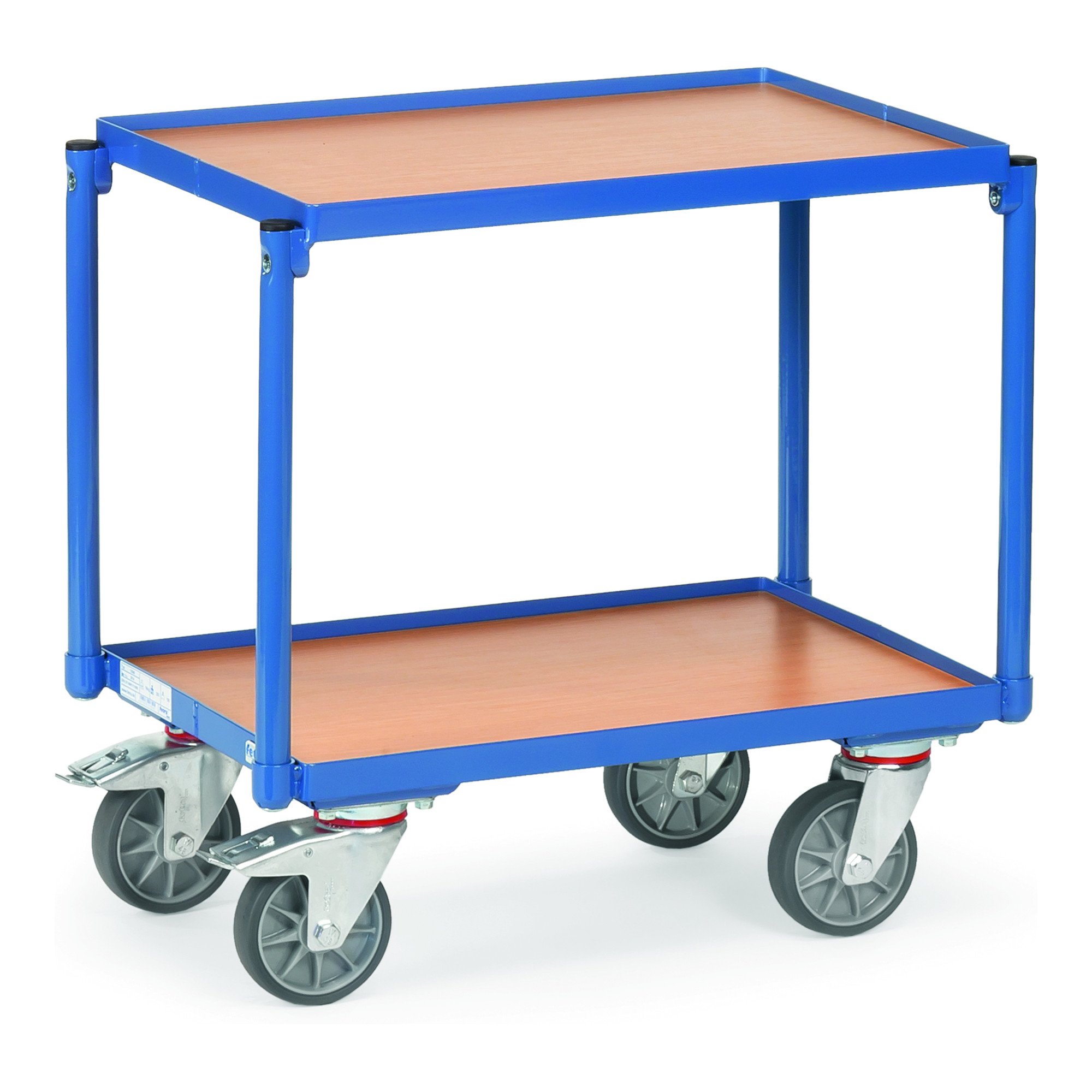 mtyddtr F 250 Ladeschale Tintenroller mit Wulst und ohne Griff, 250 kg, 125 mm Rollen