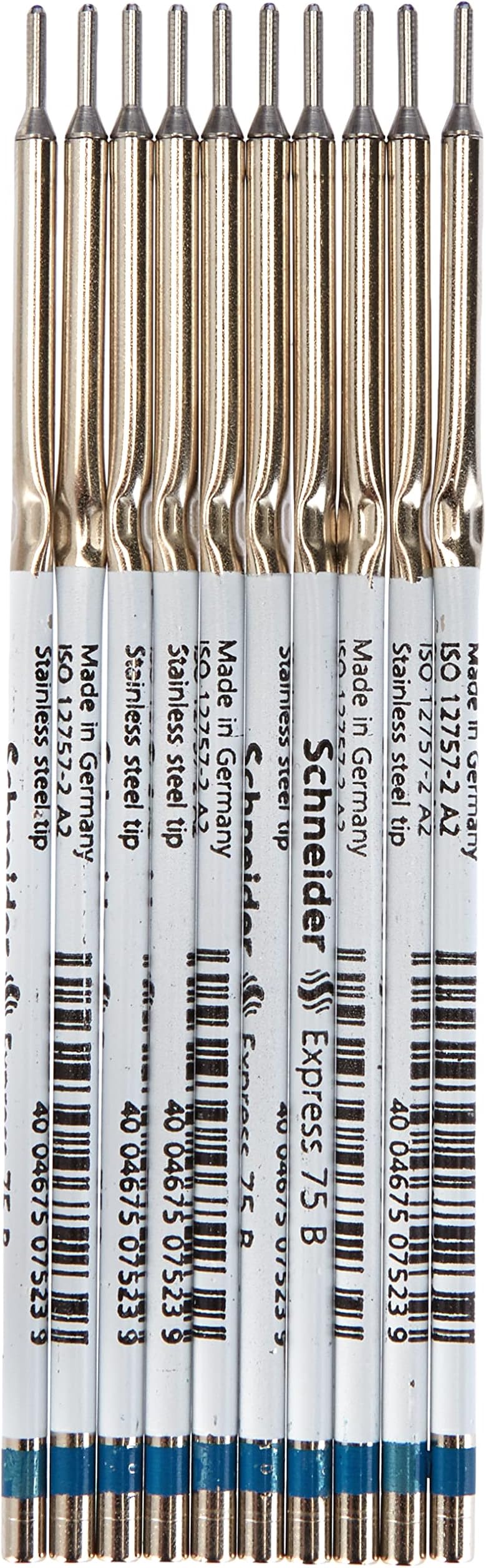 100 Blaue Tintenminen 0,7mm Für Einziehbare Stifte - Perfekter Nachschub Für Büro & Schule