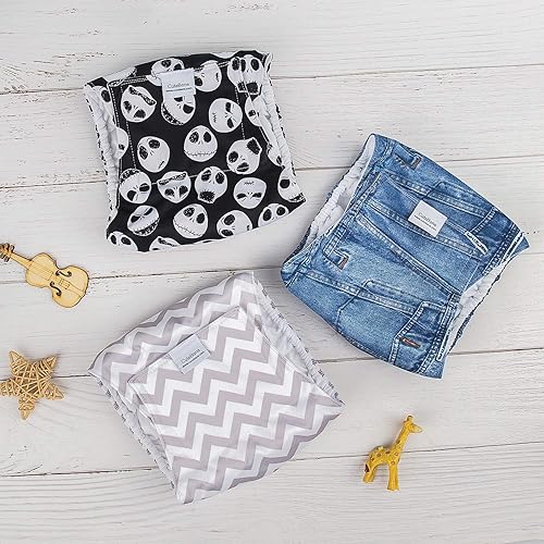 Miniatura 8 de CuteBone - Pañales para perros macho, pañales lavables para perros, DM06M