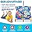 3-in-1 Bean Bag Toss Game Toy,Outdoor Toss Game with Stand for Ring Toss,Bean Bags & Balls, Family Party Supplies for Kids,Birthday for Boys,Toddlers Ages 3 4 5 6 Years Old