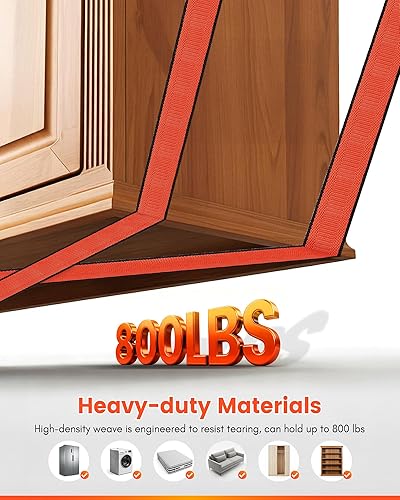 Miniatura 4 de Ytonet Correas móviles, sistema de elevación y movimiento para 2 personas, correas acolchadas en forma de X para dispositivos de elevación, correa