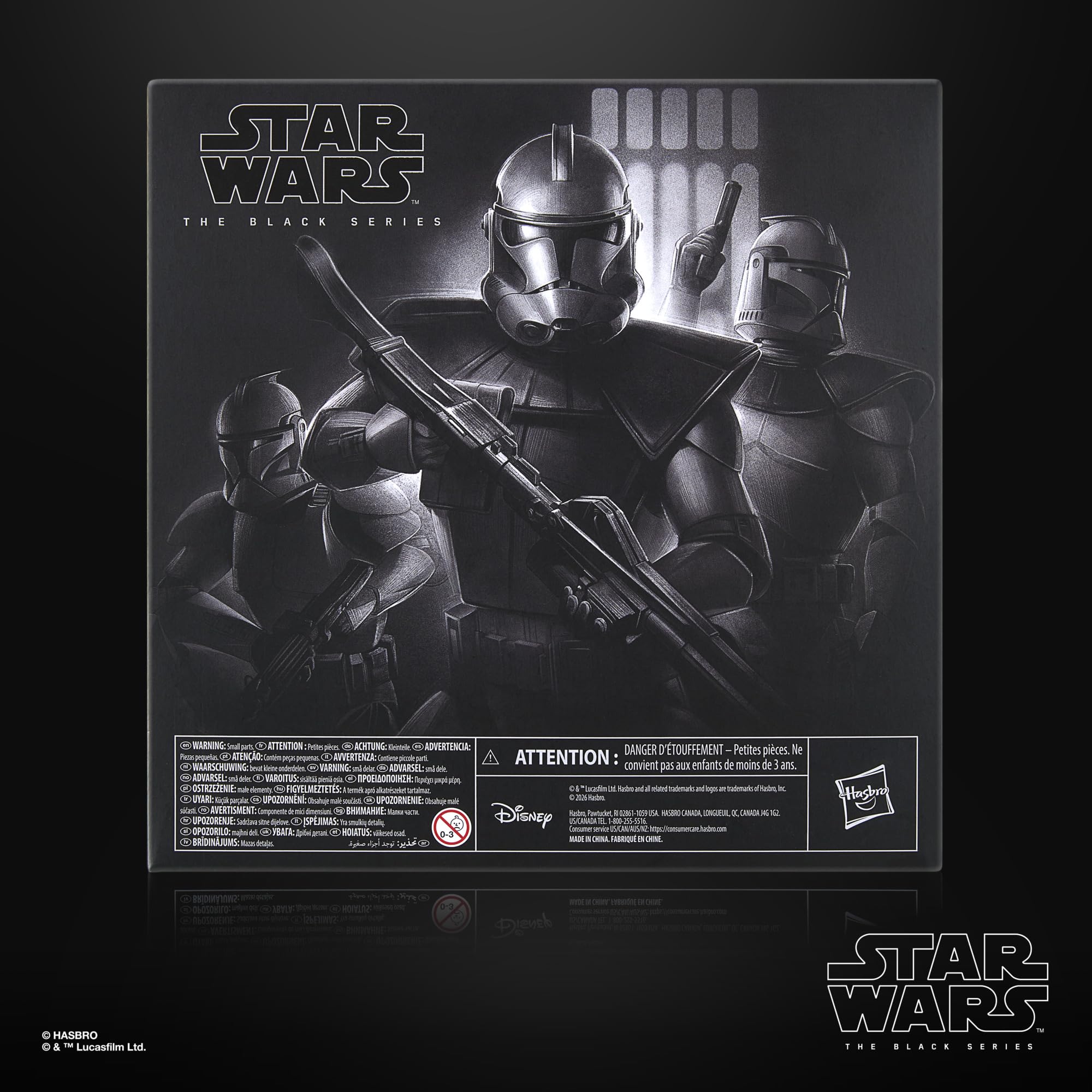 Star Wars The Black Series, Set Clone Trooper, Guerra de los Clones, Figura de acción Premium Coleccionable de 15 cm