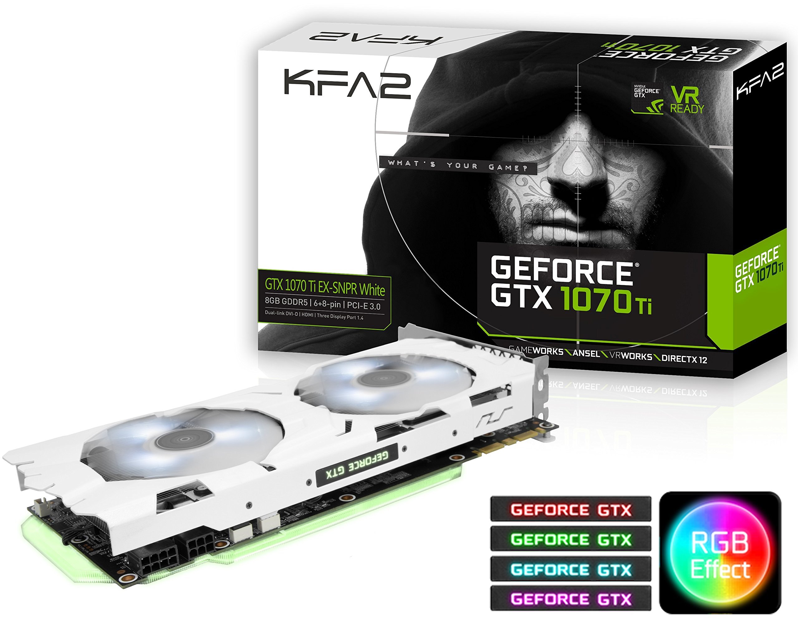 Graphics Card Kfa Gtx 1070 Kfa2 Geforce Gtx 1070 Ti Kfa2 Snpr 95mm