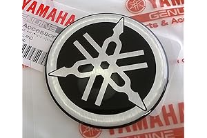 OEM Yamaha 2CM-F313B-00 Tuning Fork Decal Sticker Emblem Logo 50MM Diameter