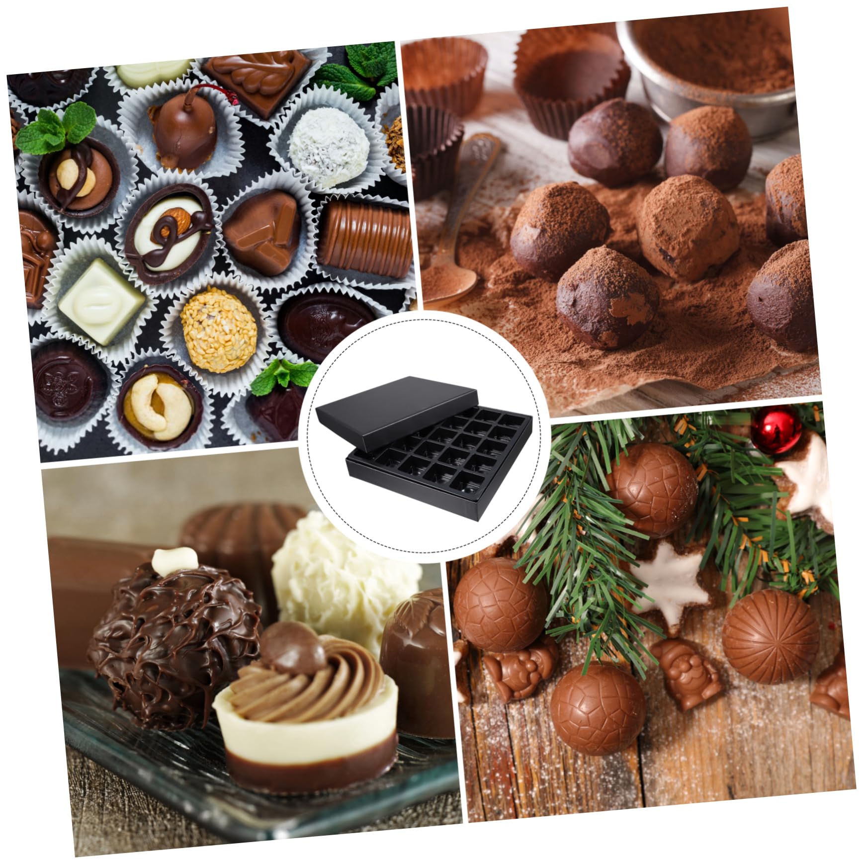 Healeved 10pezzi Scatola Per Cioccolatini Creativa e Elegante Perfetta Per Matrimoni Compleanni e Feste Scatola Premium Per Confezionare Dolci e Regali Speciali