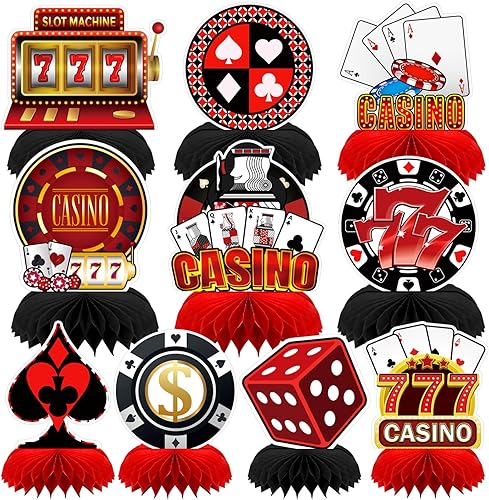 Miniatura 11 de 10 piezas de decoraciones de fiesta de los 80, centros de mesa de panal de abeja de los 1980 para la mesa, decoración de los años 80 de regreso a