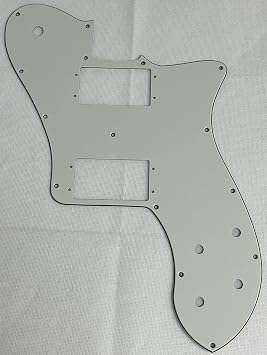 For Fit US 72 Telecaster Deluxe Re-Issue Style Guitar Pickguard 3 Ply Parchment
