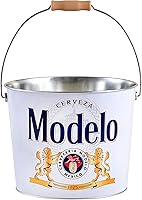 Vista 1 de Modelo Cubo para bebidas con mango de alambre Modelo (433317-12), color blanco